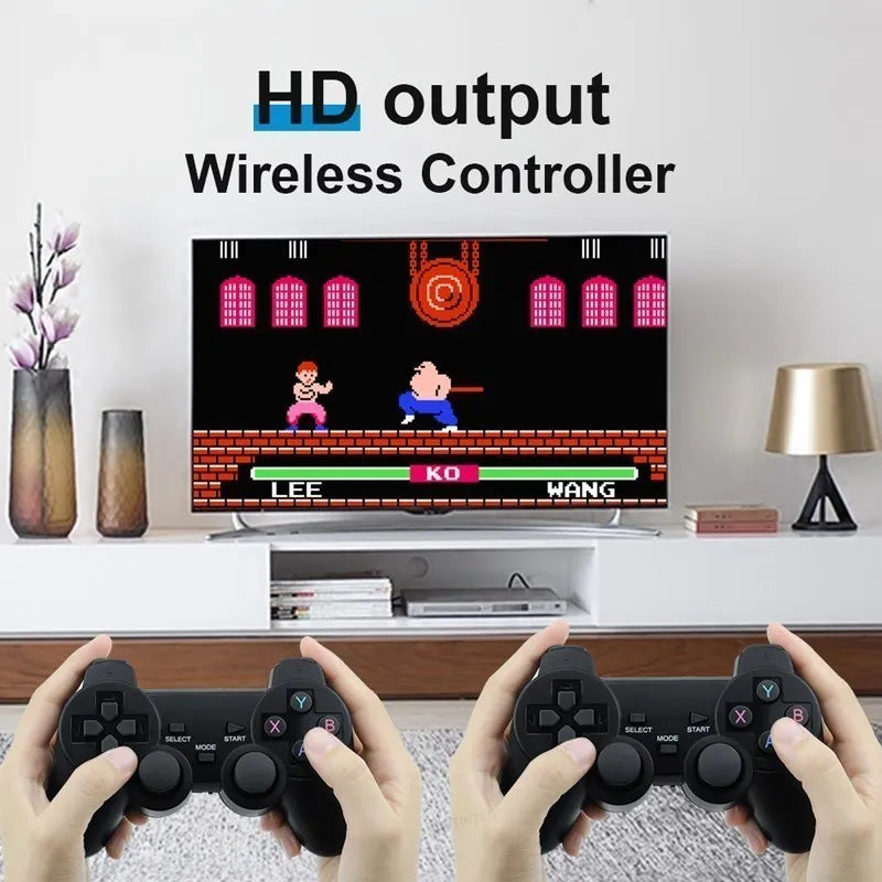 M8 Video Game Console 4K HD Built-In 20000 Games Wireless Controller TV Game Stick Retro Handheld Game Player Dropshipping